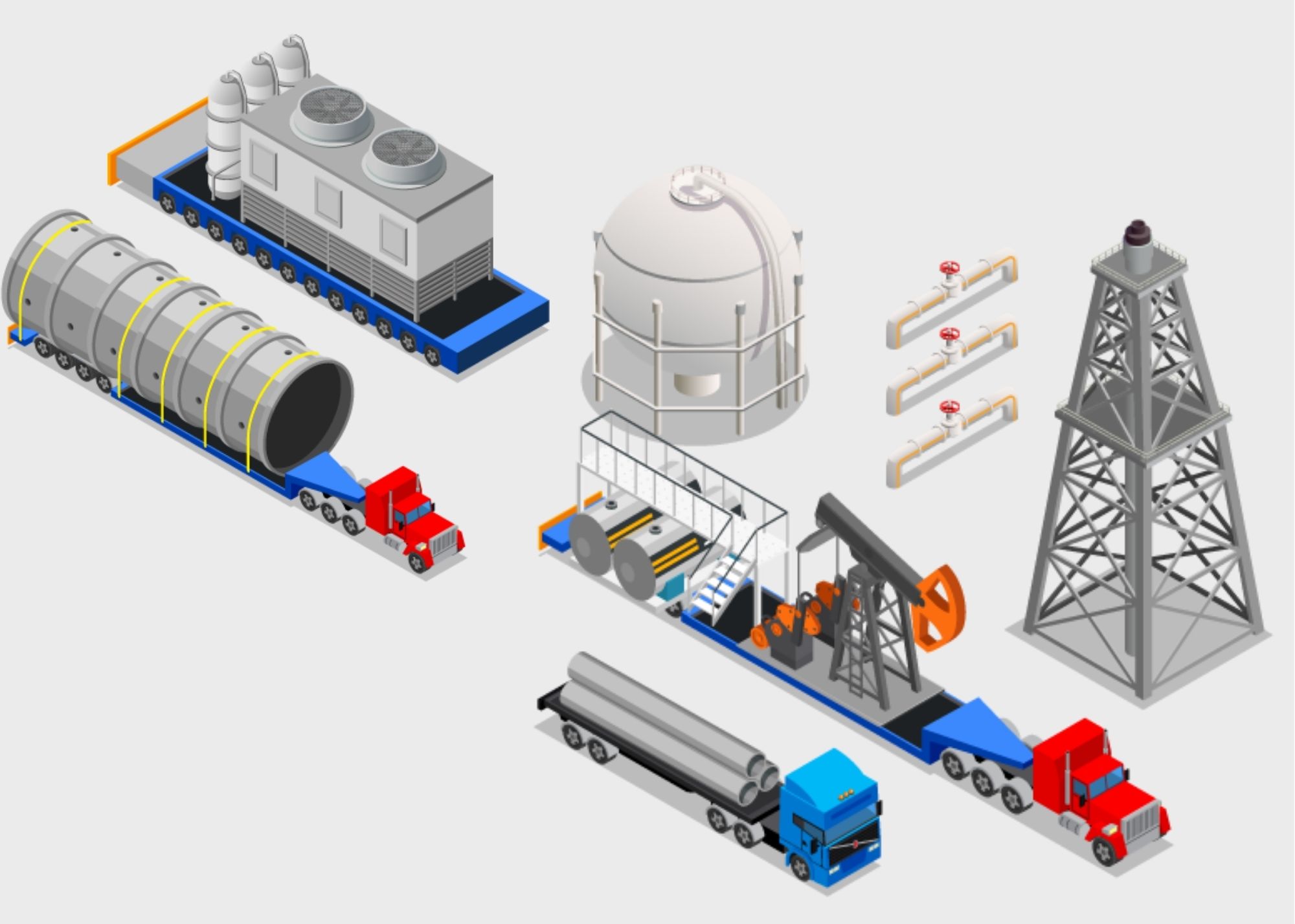 Project cargo freight transportation example
